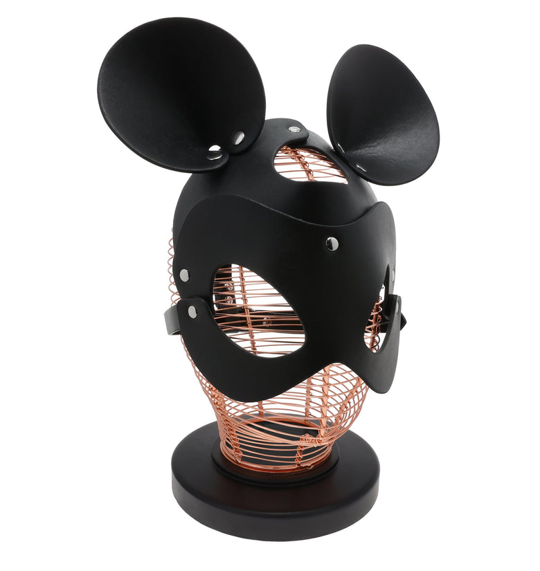UNTAMED BLACK ADJUSTABLE MOUSE MASK
