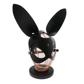 UNTAMED BLACK ADJUSTABLE RABBIT MASK