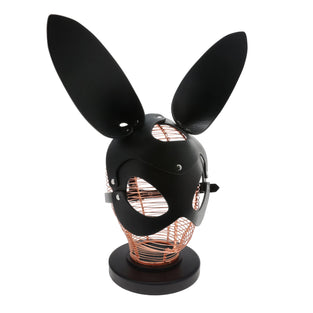 UNTAMED BLACK ADJUSTABLE RABBIT MASK