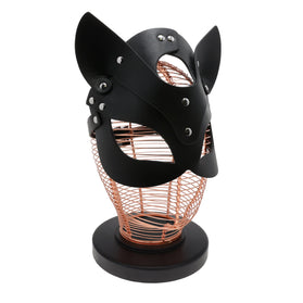 UNTAMED BLACK ADJUSTABLE CAT MASK