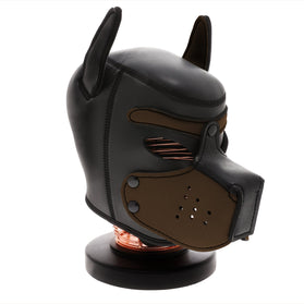 UNTAMED BLACK/BROWN SPANDEX DOG HOOD