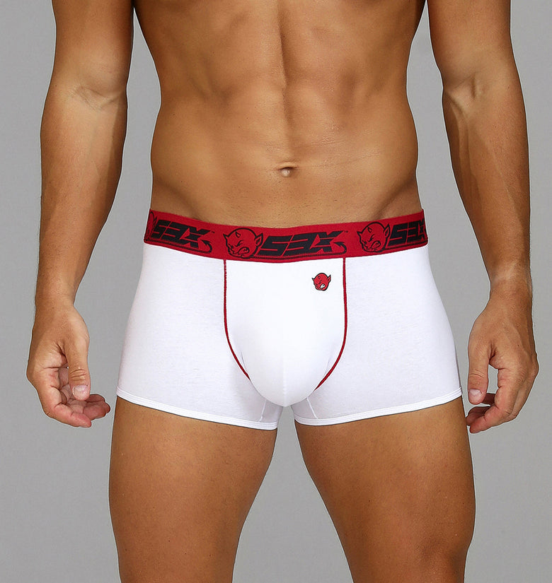 53X BOXER WHITE/RED