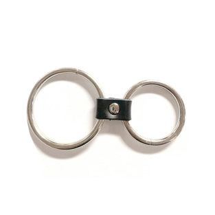 EROGENOUS ZONE 2 RING GATES OF PLEASURE - BLACK