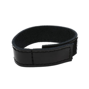 EROGENOUS ZONE LEATHER C-RING - BLACK