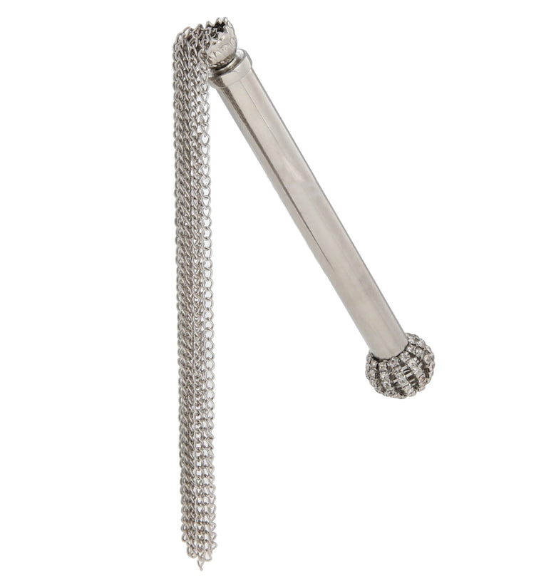 Electro-Conducting Jeweled Chain Flogger