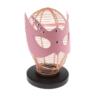 SEXCAPADES FAUX LEATHER STUDDED OWL MASK W/ EARS