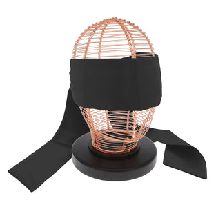 SEXCAPADES BLACK SATIN SCARF TIE