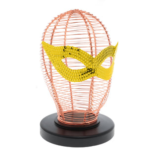 SEXCAPADES GOLD SEQUIN CAT EYE MASK