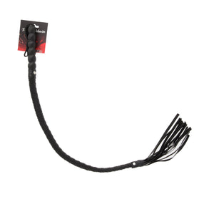 WHIP BLACK LEATHER 36IN