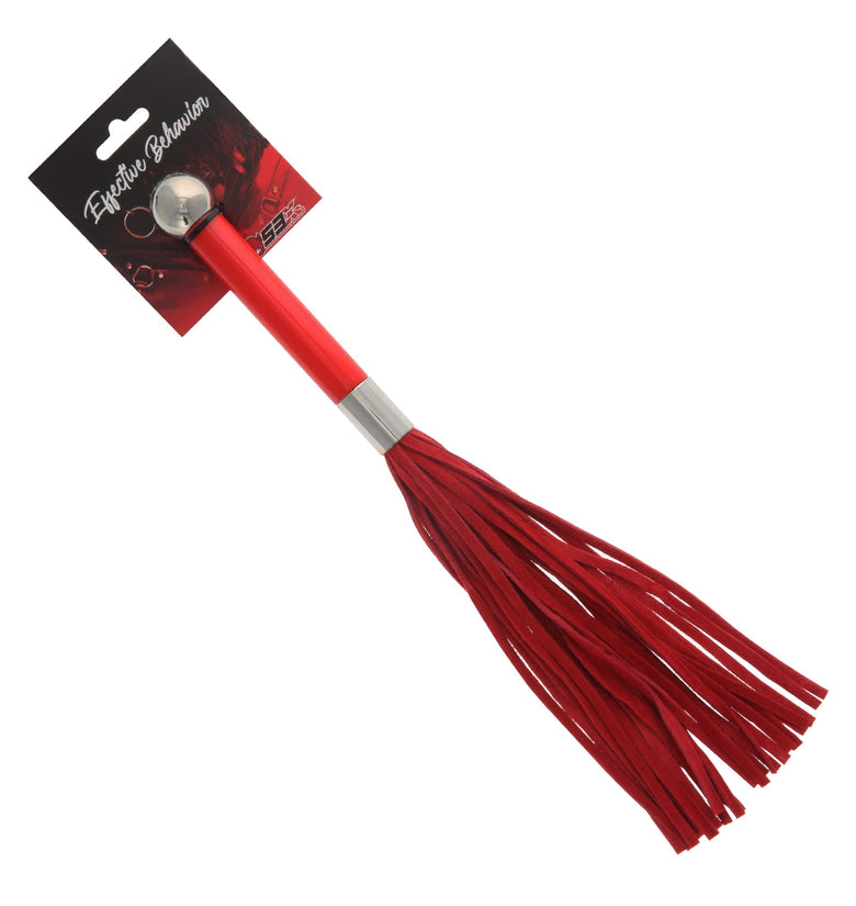 FLOGGER RED/METAL HANDLE 15IN LEATHER