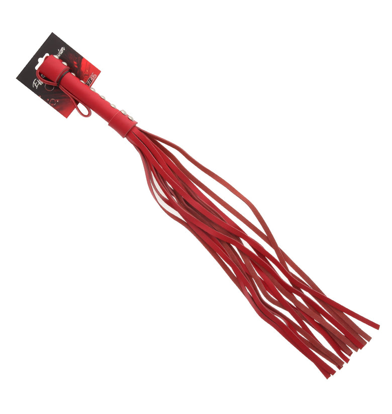 FLOGGER RED 25IN LEATHER