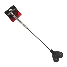 CROP BLACK PVC HEART TIP