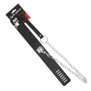 COLLAR W/LOCK AND LEASH