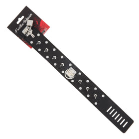 COLLAR BLACK PVC W/LARGE SPIKES