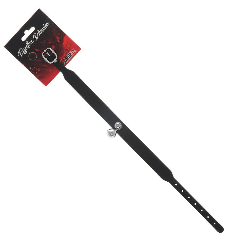 COLLAR BLACK PVC W/BELL