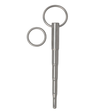 URETHRAL STAINLESS 5.5IN SOLID SMOOTH WITH INTERCHANGABLE STAINLESS GLAN RINGS
