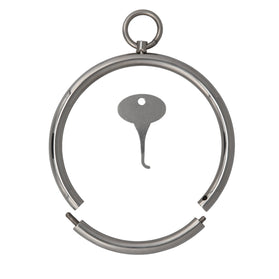 COLLAR STAINLESS ROUNDED WITH LOCKING KEY