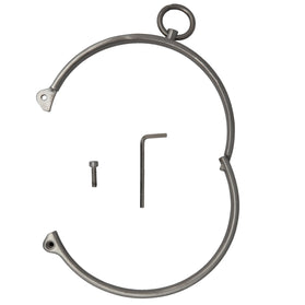 COLLAR FLAT METAL SQUARED WITH ALLEN KEY LOCK
