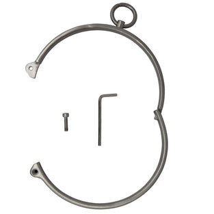 COLLAR FLAT METAL SQUARED WITH ALLEN KEY LOCK