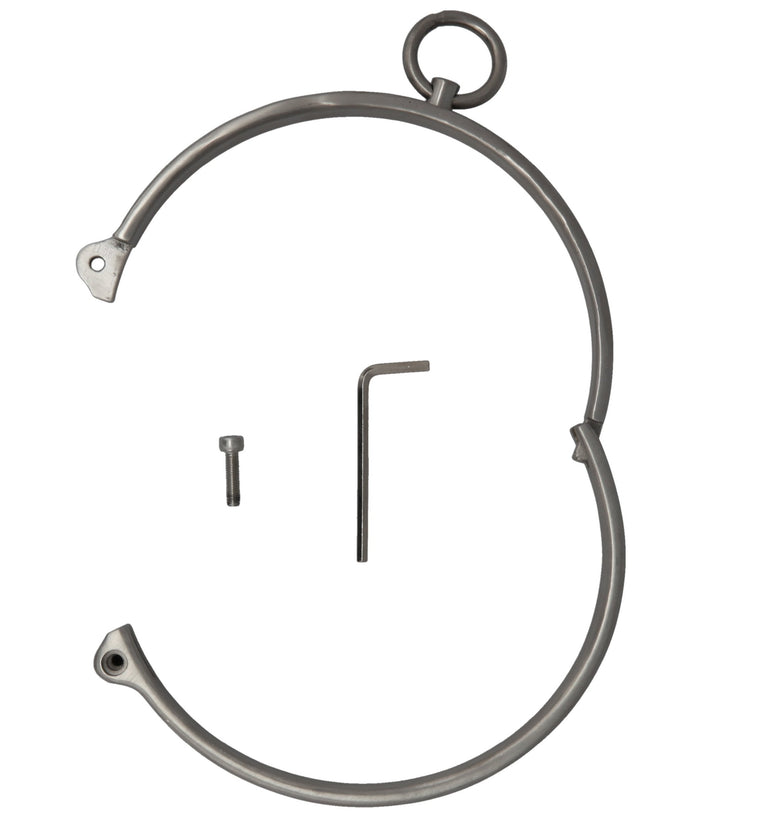 COLLAR FLAT METAL SQUARED WITH ALLEN KEY LOCK