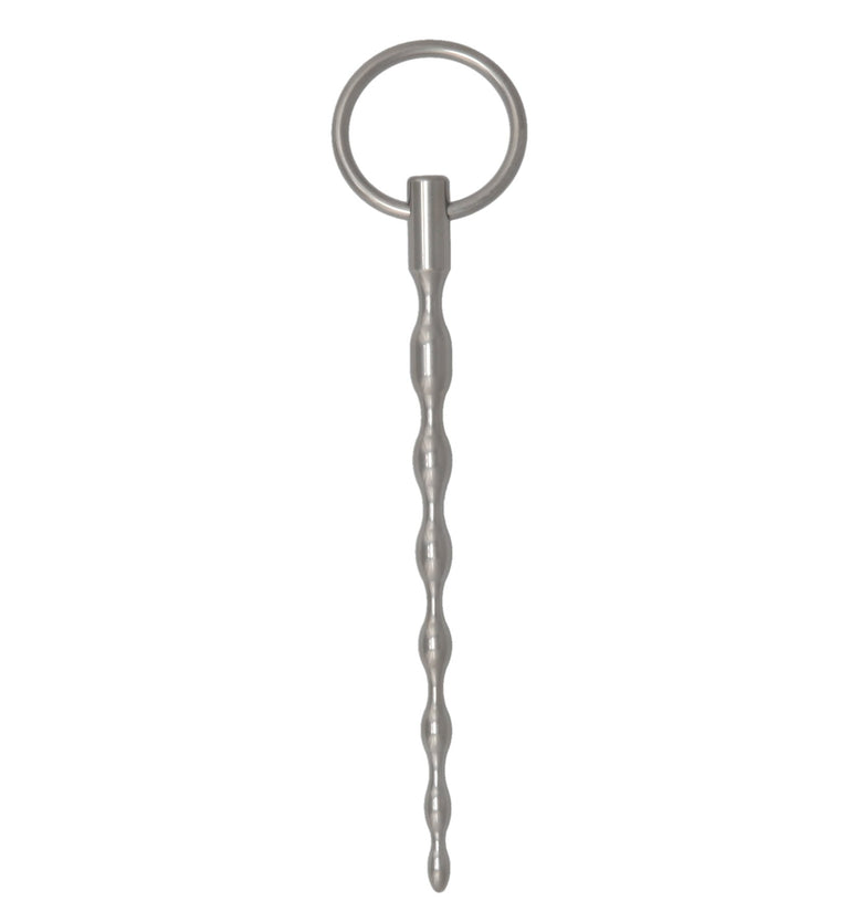 URETHRAL STAINLESS 5 IN BEADED STRAIGHT