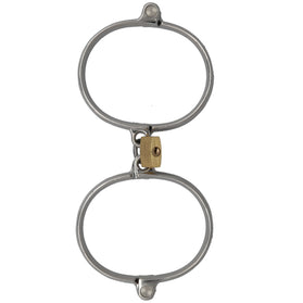 WRIST CUFFS STAINLESS MEDIUM WITH LOCK