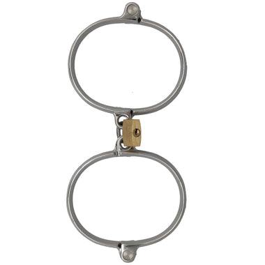 WRIST CUFFS STAINLESS MEDIUM WITH LOCK