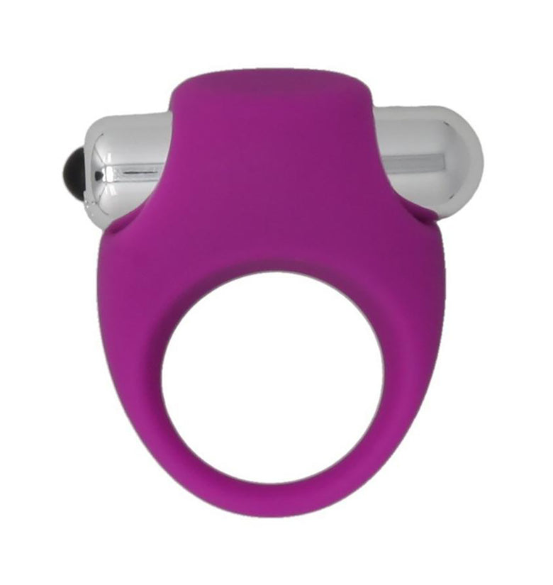 Vibrating Silicone Cock Ring - Wild Night